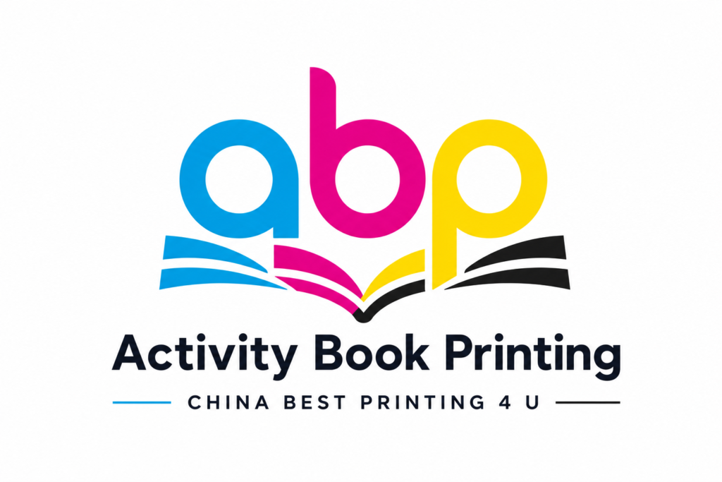 Custom Activity Book Printing Company Logo